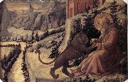 Fra Filippo Lippi St Jerome and the Lion Spain oil painting artist